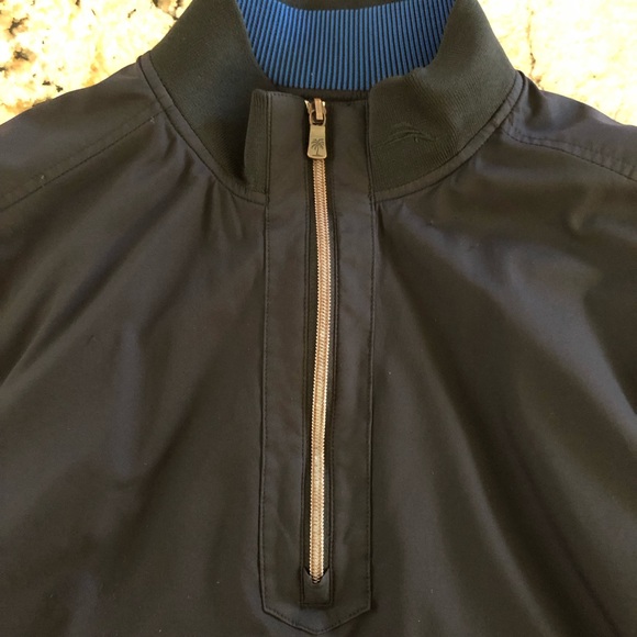 Golf⛳️Tommy🌴Bahama Men’s Driving Golf Sports Half Zip Vest Windbreaker EUC🐬 - Picture 5 of 11